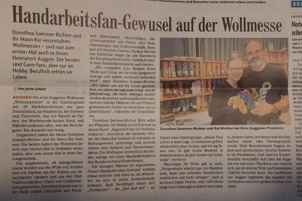 Jahresrückblick 2025 - Die Wollsymphonie in Auggen