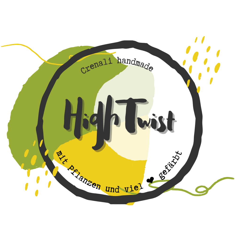 Logo High Twist 400 | pflanzengefärbt | Sockenwolle