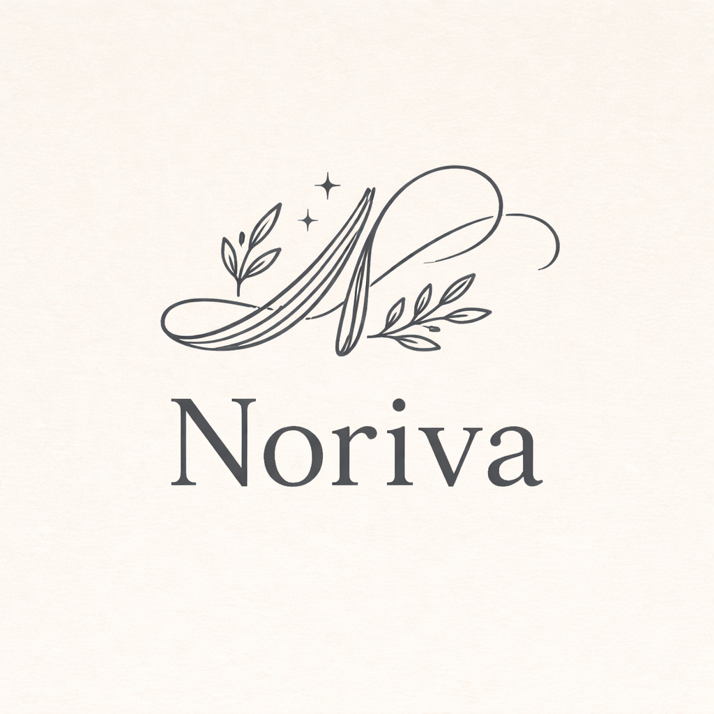 Logo Noriva, handgefärbte Sockenwolle von Crenali handmade