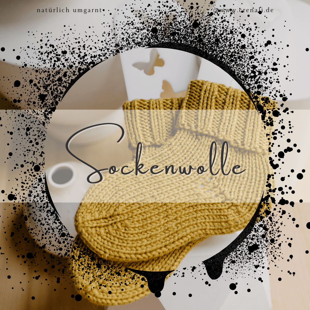 Button Sockenwolle pflanzengefärbt