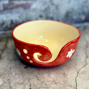 Garnschale | Keramik | Blume