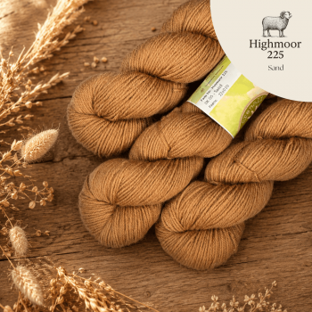 Highmoor 225 Sand | pflanzengefärbte DK-Wolle