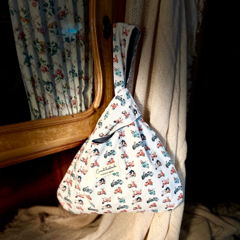 Preview: Japanische Knotentasche | Baumwolle |  La Dolce Vita | Außenansicht