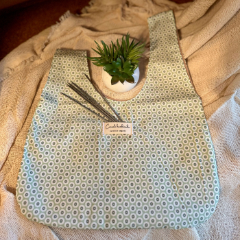 Japanische Knotentasche | Baumwolle | Wiesenpoesie