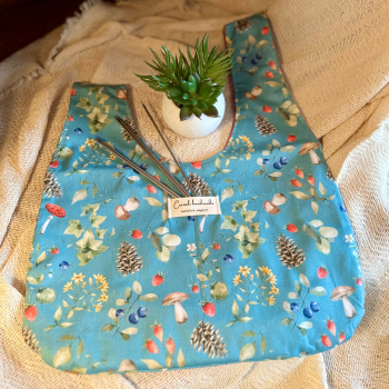 Japanische Knotentasche | Baumwolle | Waldgarten