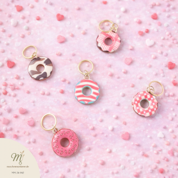Maschenmarkierer No. 042 | Pink Donut | Ring