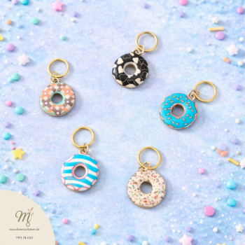 Maschenmarkierer No. 043 | Blue Donut | Ring