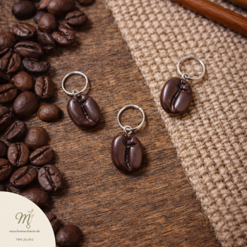 Maschenmarkierer No. 054 | handmade | Kaffeebohne