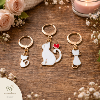 Maschenmarkierer No. 097 | White Cat One