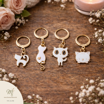 Maschenmarkierer No. 098 | White Cat Two