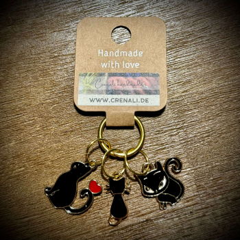 Maschenmarkierer No. 095 | Black Cat One
