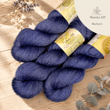 Shusira - Blueberry | pflanzengefärbte Sockenwolle - Sale