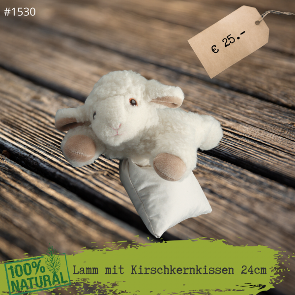 Kirschkernkissen Lamm