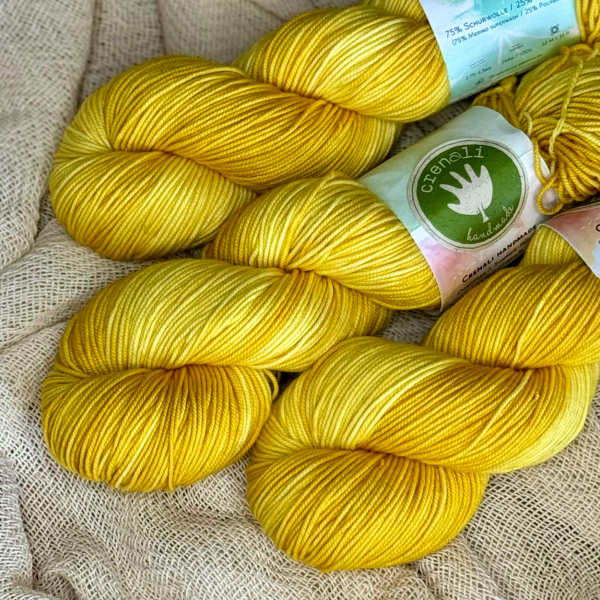 Ambera 6-fach | handgefärbt | Zitrone