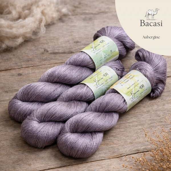 Bacasi 400 | Aubergine | pflanzengefärbt