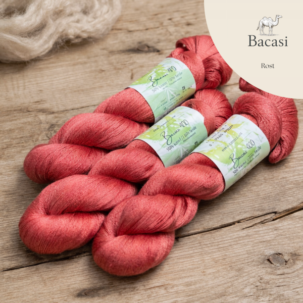 Bacasi 400 | Rost | pflanzengefärbt