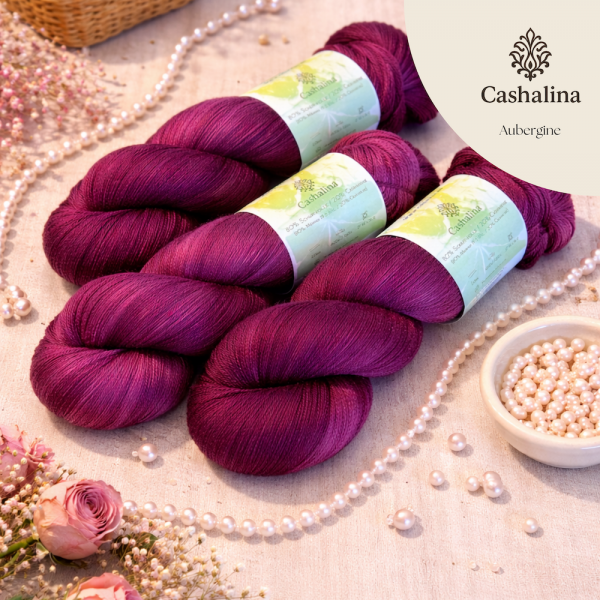 Cashalina 400 | Aubergine | pflanzengefärbt