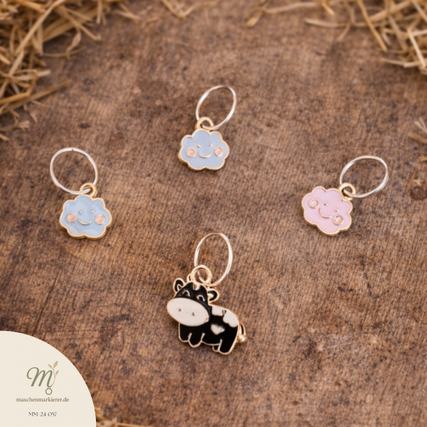 Maschenmarkierer No. 57 | handmade | Wolken