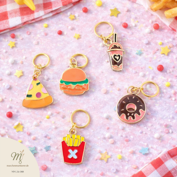Fastfood | Maschenmarkierer | handmade