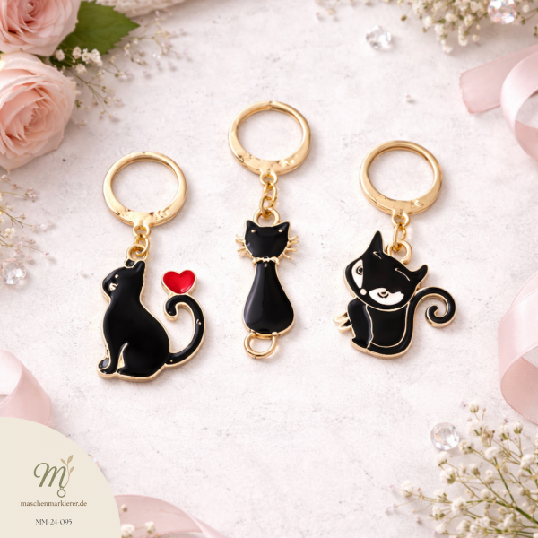 Black Cat One | Maschenmarkierer | Ring