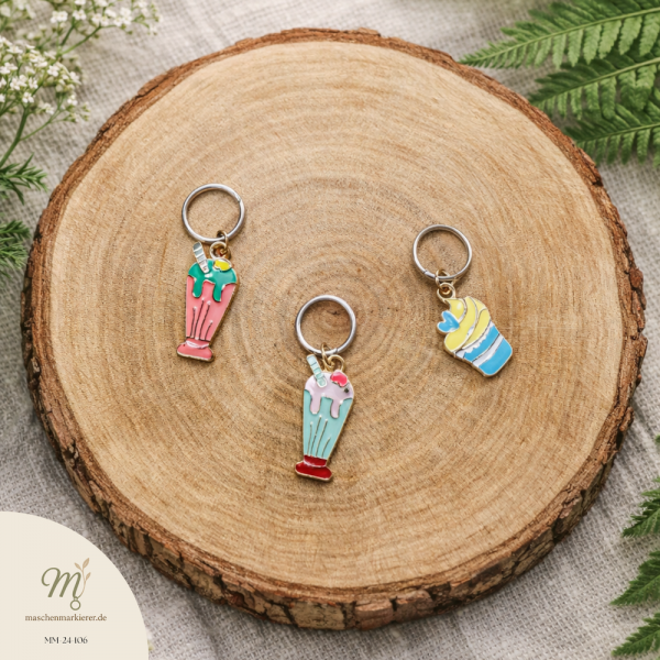 Milkshake | Maschenmarkierer | handmade