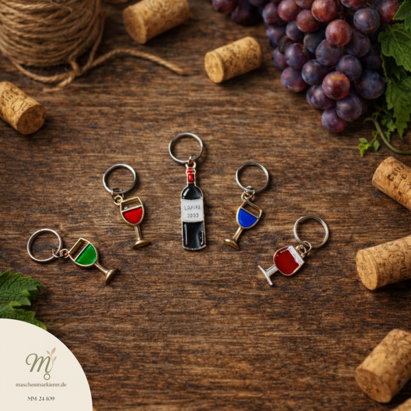 Wein | Maschenmarkierer | handmade