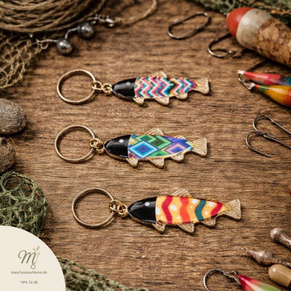 Funny Fish | Maschenmarkierer | handmade