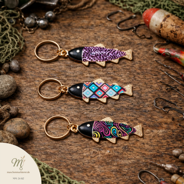 Rainbow Fish | Maschenmarkierer | handmade