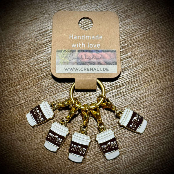 Kaffee | Maschenmarkierer | Karabiner
