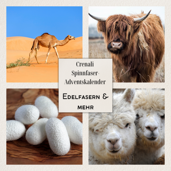 Adventskalender | Spinnfasern | Edelfasern & mehr